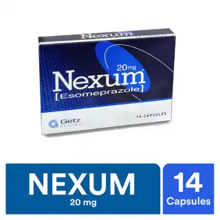 Nexum Capsules 20Mg (1 Strip = 7 Capsules)