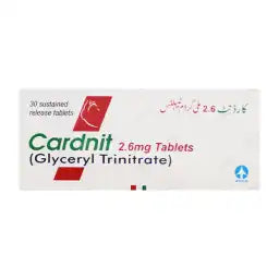 Cardnit Tablets 2.6Mg (1 Box = 3 Strips) (1 Strip = 10 Tablets)