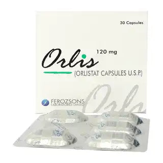 Orlis Capsules 120Mg (1 Box = 3 Strips) (1 Strip = 10 Capsules)