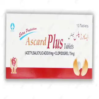 Ascard Plus Tablets 75/75Mg (1 Box = 1 Strip)(1 Strip = 10 Tablets)