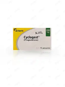 Cyclogest Pessaries 200Mg (1 Box = 3 Strips) (1 Strip = 5 Pessary)