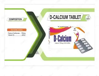 D-Calcium Tablets (1 Strip = 10 Tablets)