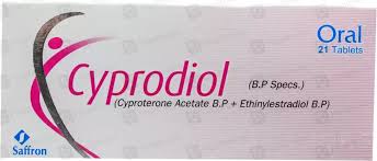Cyprodiol Tablets 2Mg/35Mcg (1 Box = 1 Strip)(1 Strip = 21 Tablets)