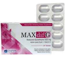 Maxdif G Tablets 500Mg (1 Box = 2 Strips) (1 Strip = 10 Tablets)