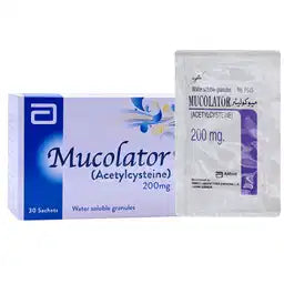 Mucolator Granules Sachets 200Mg (1 Box = 30 Sachets)