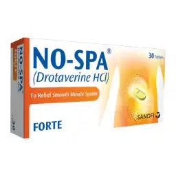No-Spa Forte Tablets 80Mg (1 Strip = 10 Tablets)