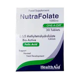 Nutra Folate Tablets 1000Mcg (1 Box = 30 Tablets)
