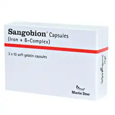 Sangobion Capsules (1 Strip = 10 Capsules)